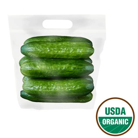 Organic Mini Cucumbers .